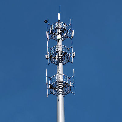 Compte rendu de l'analyse de la déflexion de la forme polygonale des pôles de télécommunications et de la structure des pôles d'acier pour le matériau Q235
