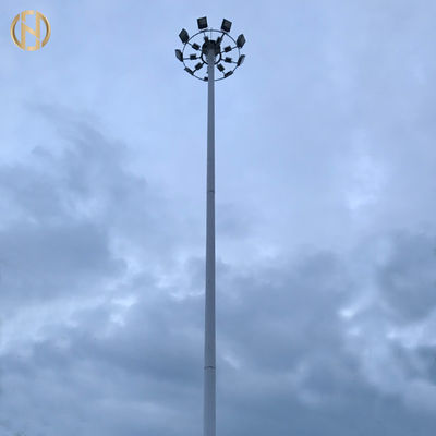 Taille élevée de Polonais d'éclairage de mât de forme de dodécagone 15M - 40M pour l'aéroport