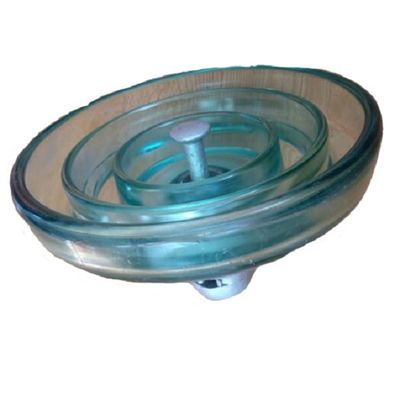 Accessoires durables chapeau en verre en céramique de Polonais et type isolateur de Pin de suspension