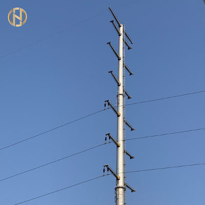 Résistance galvanisée de tremblement de terre de taille d'Electric Power Polonais 35m bonne