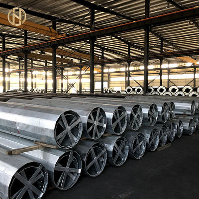 30FT 9m/25FT 7.6m Metal Polonais de service la poudre que faite sur commande a enduit l'épaisseur de 7mm -16mm