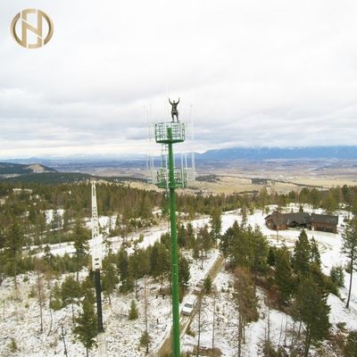 télécommunication Q345 de 36M unipolaire pour la radio