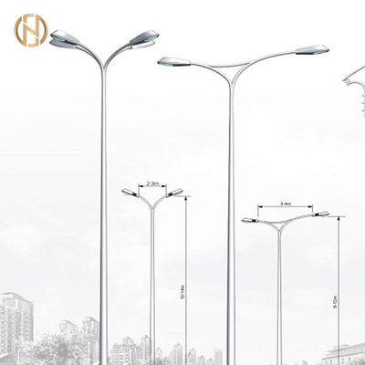 Réverbère galvanisé Polonais 3M 6M 9M 12M Custom Octagonal Light Polonais