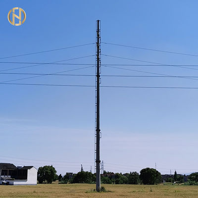 10.5M Polonais en acier 35FT octogonal 500daN 5KN GR65 avec la certification d'OIN 9001