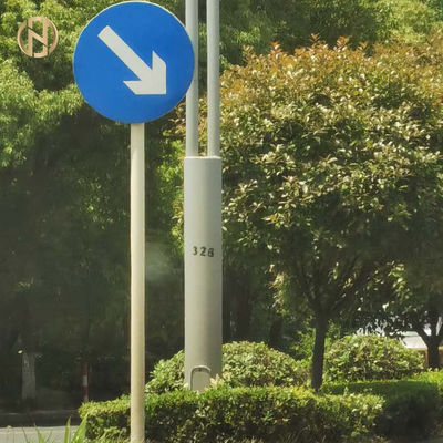 Durée de vie d'installation sûre facile de Polonais de panneau routier d'acier à haute limite élastique longue