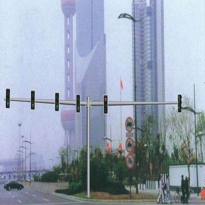 Galvanisation d'immersion chaude de Polonais 3M 6M de lumière rouge/surface jaunes vertes revêtement de poudre