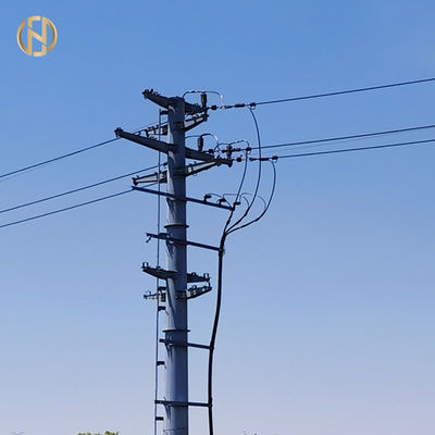 Puissance Polonais adaptée aux besoins du client 69KV 90FT Q460C électrique en acier en métal de taille