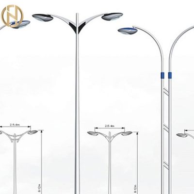 lampe décorative octogonale Polonais Multipyramidal de réverbère Q235 de 3mm