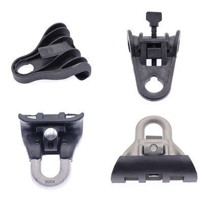 Aluminium en plastique de l'ancre PA66 de cul-de-sac de bride de suspension de câble