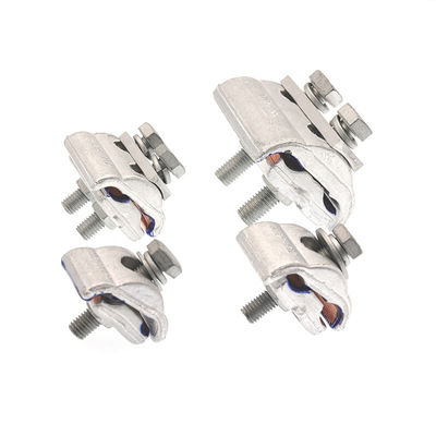 Cuivre en aluminium de bride en série-parallèle de cannelure de CAPG bimétallique