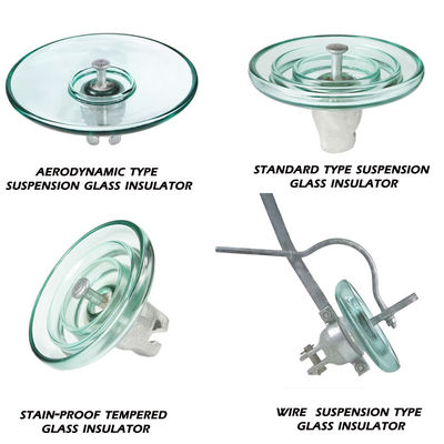 Contrôle en aluminium d'isolation de puissance d'isolateur de verre trempé de suspension