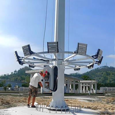 acheter Mât haut avec des formes polygonales coniques et rondes offrant des options de conception flexibles pour les projets d'éclairage de stade online manufacture