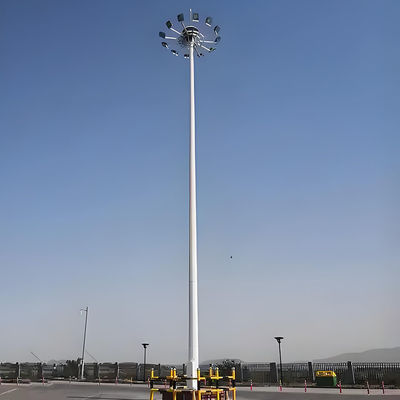 acheter Pôle de mât haut avec des plaques lumineuses circulaires et irrégulières offrant des températures de couleur blanche froide blanche pure et blanche chaude online manufacture