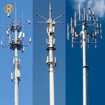 acheter Q355 Tour de télécommunication en acier galvanisé monopole (15m-45m) online manufacture
