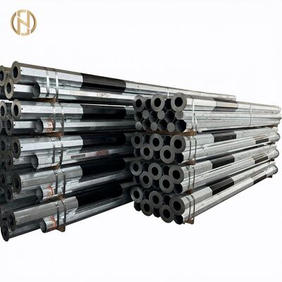 acheter Poteaux électriques octogonaux en acier haute résistance – Conception de plaque de base conique pour un support électrique stable online manufacture