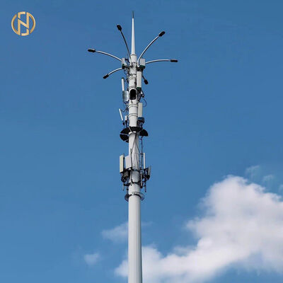 acheter Pôle d'acier galvanisé pour la communication 5G pour la tour de télécommunication extérieure online manufacture