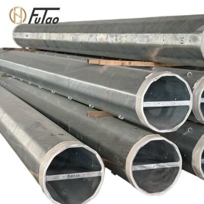Acheter Poteau d'éclairage à mât élevé de 30 m – Acier galvanisé polygonal pour l'éclairage de stade et de port online manufacture