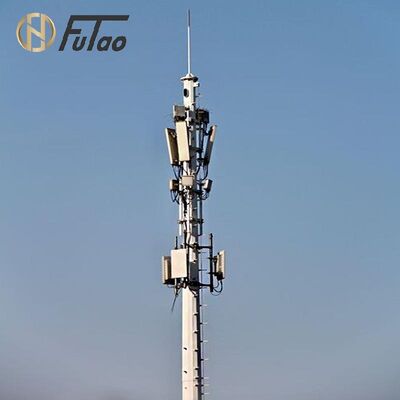 Acheter Tour cellulaire mobile galvanisée à chaud de 25m 30m 40m | Tour de communication en acier pour antenne sans fil 5G online manufacture
