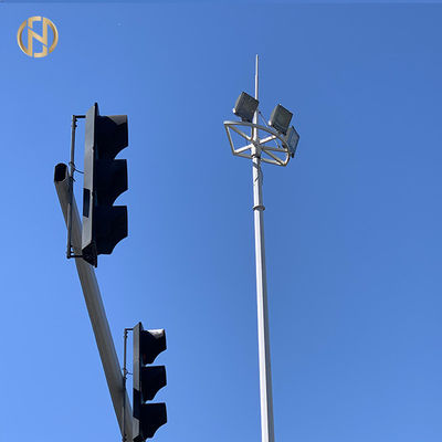 acheter Haut mât Polonais d'aéroport avec la forme du système d'éclairage d'inondation de LED 35M 40M Octadecagon online manufacture
