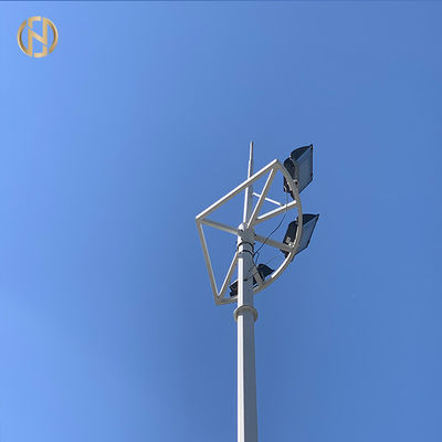 acheter Haut mât Polonais d'Octadecagon avec le système d'éclairage d'inondation de LED 20M 30M 35M 40M online manufacture