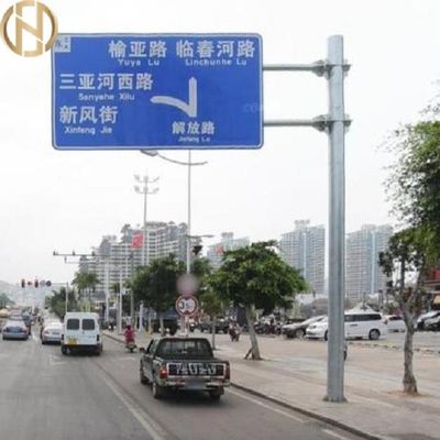 acheter Immersion chaude en acier blanche de Polonais de poteau de signalisation galvanisée ou surface de revêtement de poudre online manufacture