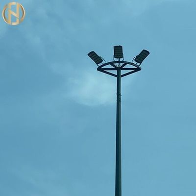 acheter l'immersion chaude élevée de Polonais d'éclairage de mât de rue polygonale d'épaisseur de 10mm a galvanisé online manufacture