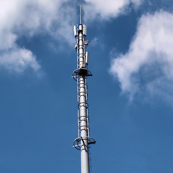 Postes de télécommunication en acier de haute performance ASTM A572 GR65