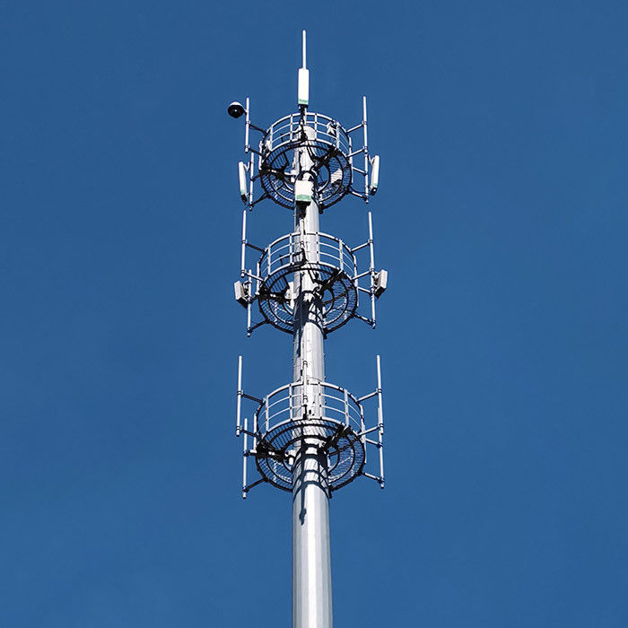 Compte rendu de l'analyse de la déflexion de la forme polygonale des pôles de télécommunications et de la structure des pôles d'acier pour le matériau Q235