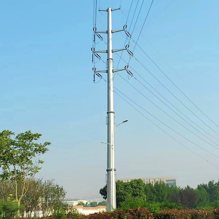 25FT-45FT Polygonal octogonal galvanisé à chaud pour distribution électrique