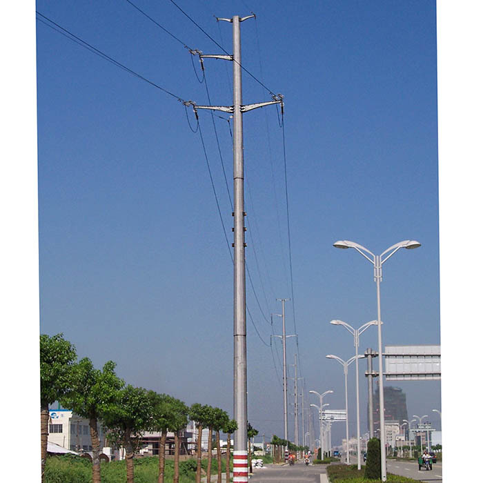 25FT-45FT Polygonal octogonal galvanisé à chaud pour distribution électrique