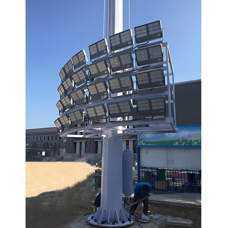 Produit d'usine 25m 30m haut mât lumineux lampe réglable