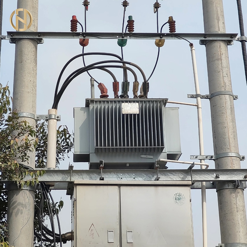 Transformateur de puissance immergé dans l'huile série S11 6kV 10kV 11kV 15kV 30kV 33kV Transformateur de distribution triphasé