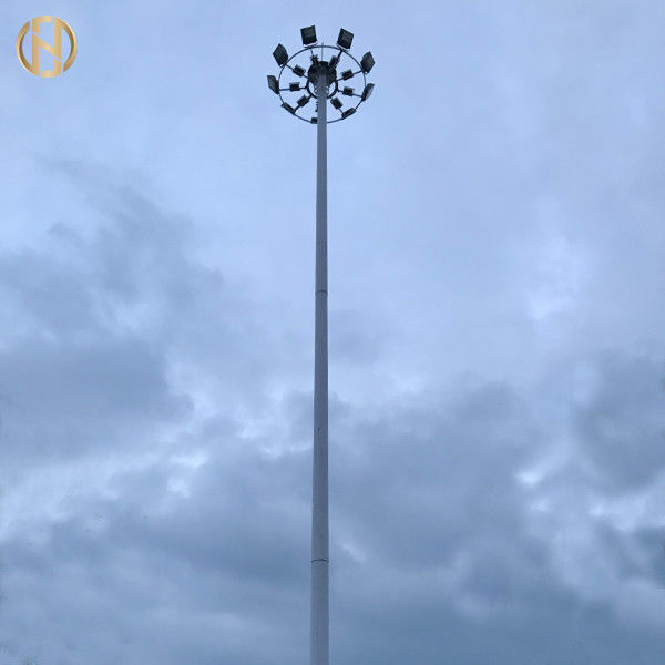Taille élevée de Polonais d'éclairage de mât de forme de dodécagone 15M - 40M pour l'aéroport
