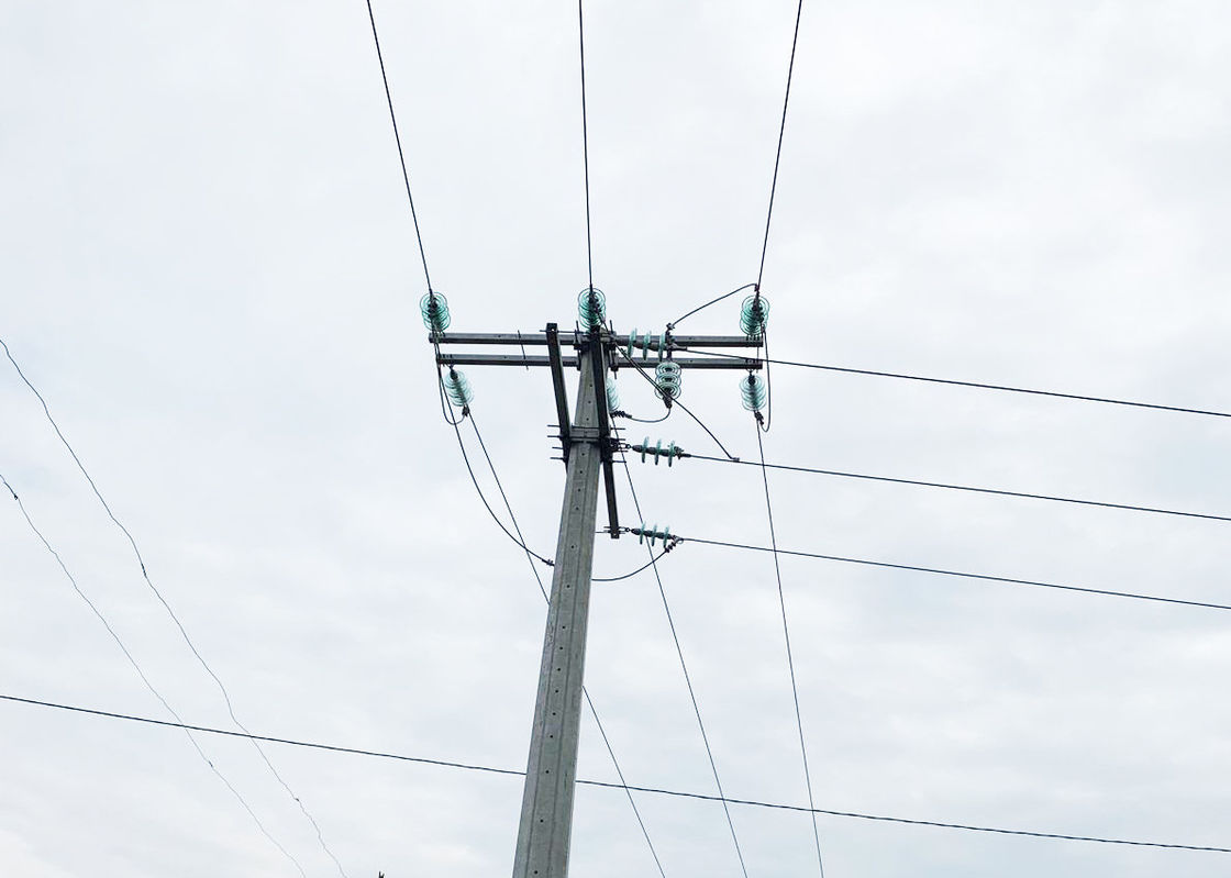 Assemblées de Crossarms de distribution de 33KV 35KV 10000S pour la structure simple de Polonais