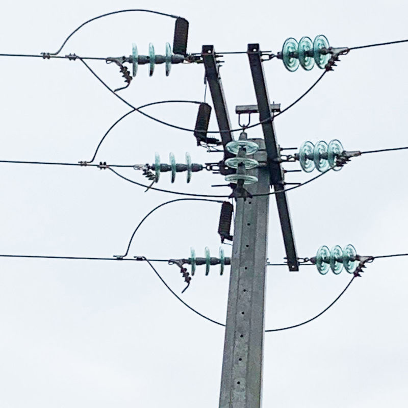 Assemblées de Crossarms de distribution de 33KV 35KV 10000S pour la structure simple de Polonais