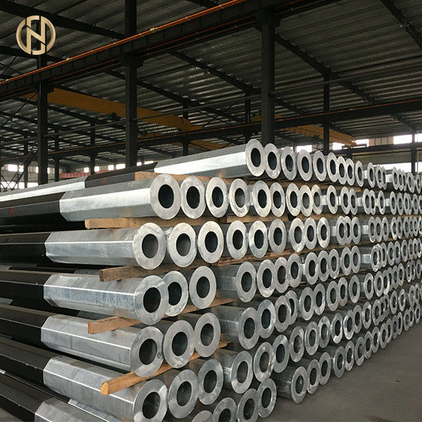 acier octogonal en acier 30FT tubulaire Polonais de 9M Polonais 200daN 2KN GR50