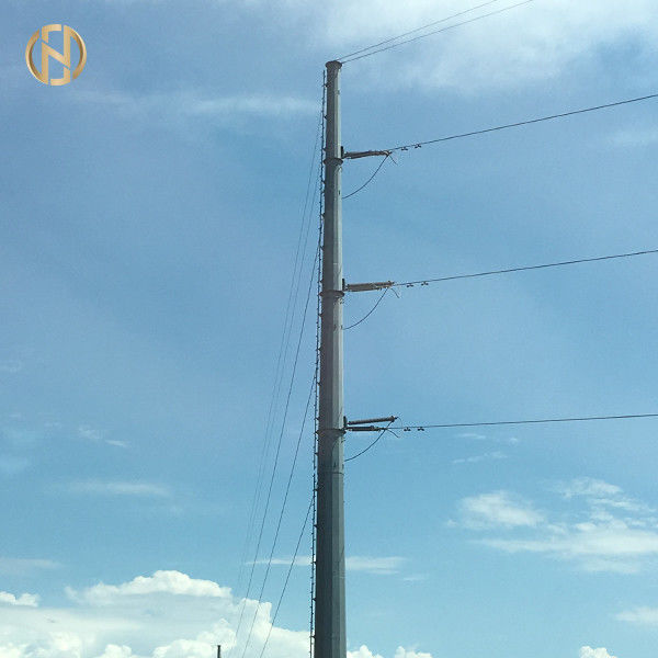 la puissance Polonais galvanisée par 69KV de 21M a galvanisé le vent en acier de courrier résistant