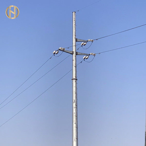 degré de Polonais 30-60 de ligne électrique de circuit du double 138KV avec la plaque de base et le boulon d'anchrage M48