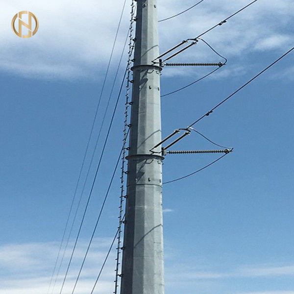 69KV métal en acier Polonais de service ASTM une immersion 123 chaude galvanisant la longévité élevée
