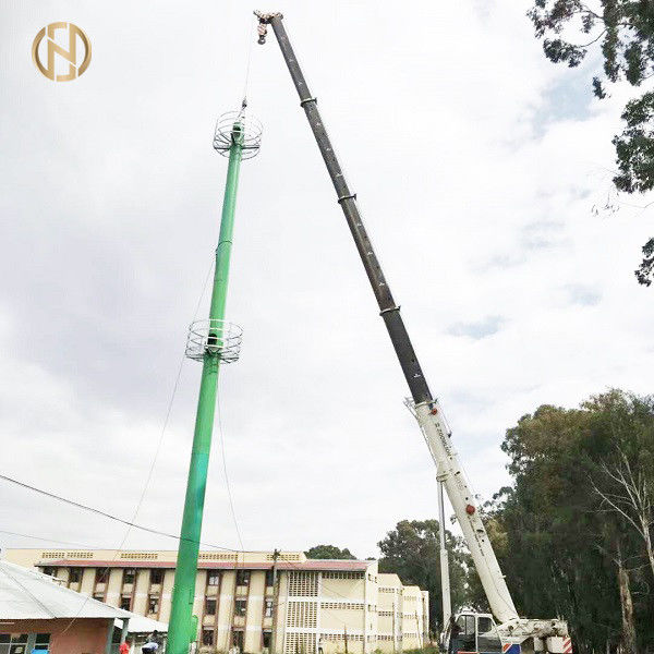 télécommunication Q345 de 36M unipolaire pour la radio