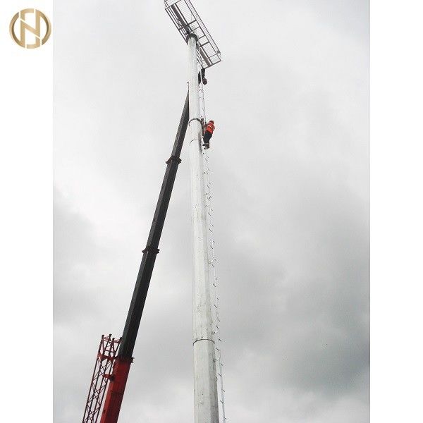 Tour de mât de Polonais de 90FT haut mât de 80FT 85FT haute installée au stade