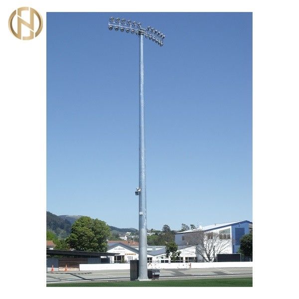 Conception personnalisable du pôle électrique de lumière de rue solaire extérieure avec revêtement galvanisé à chaud