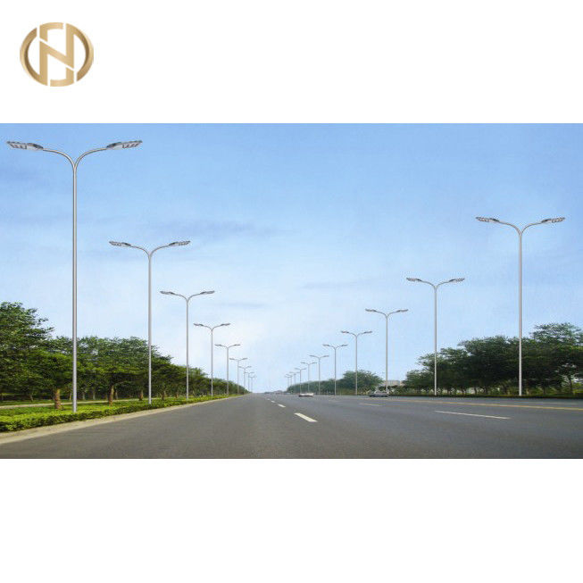 Pôle lumineux galvanisé extérieur électrique personnalisable avec peinture par pulvérisation