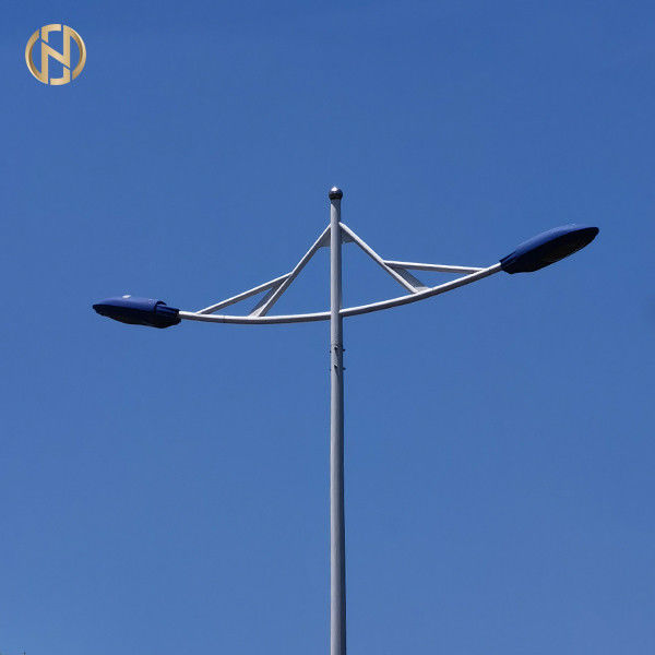 6 - anti corrosion de 15M Street Light Pole Polonais léger en acier avec la diverse conception