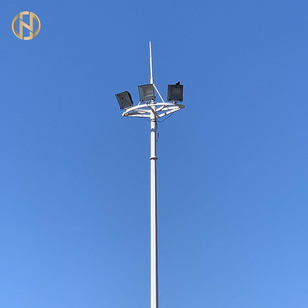 Mât Polonais de forme de dodécagone le haut a galvanisé Polonais léger 75FT 80FT