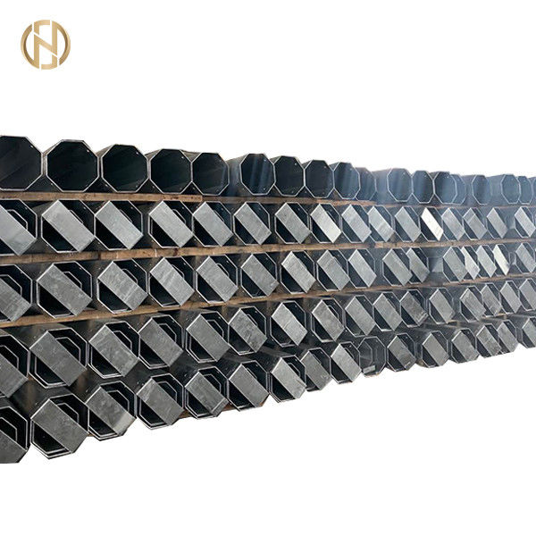 12M 40ft a galvanisé la transmission en acier tubulaire Polonais 800daN 8KN ASTM 572 Gr65