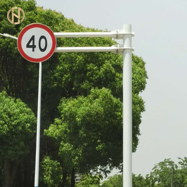 Revêtement de poudre adapté aux besoins du client par rouille matérielle en acier de courrier de signal de circulation routière anti
