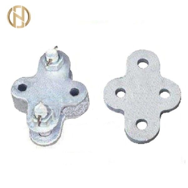 Bras galvanisé de croix de Polonais de puissance des accessoires 33KV 6300S de Polonais de puissance