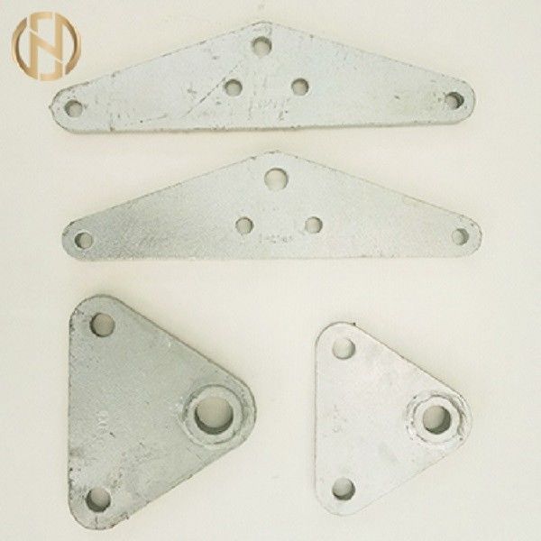 Actionnez le type convenable accessoires galvanisés de BT de Ploe de plaque d'acier d'immersion chaude