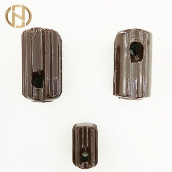 Finissez la norme ANSI en céramique de Bullnose d'isolateur de porcelaine de tension 54-1, 54-2, 54-3, 54-4 accessoires de poteau